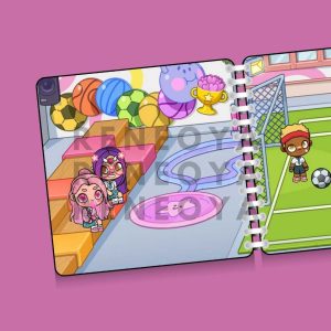 Paper Doll House Avatar World edisi Sekolah - Mainan Anak Bongkar Pasang Avatar World School