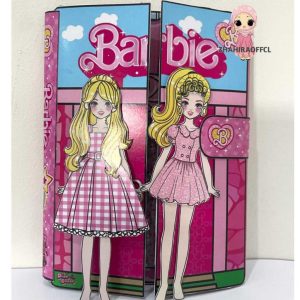 BARBIE PAPER DOLLS HOUSE QUIET BOOK MAINAN EDUKATIF/EDUKASI ANAK PEREMPUAN BONGKAR PASANG VIRAL TER POPULER