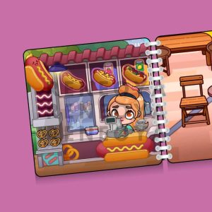 Avatar World Mainan Anak Paper Doll House edisi Cafe