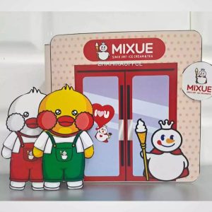 BEBEK VIRAL PAPER DOLL HOUSE MIXUE MAINAN EDUKATIF ANAK BISA BONGKAR PASANG BONEKA KERTAS