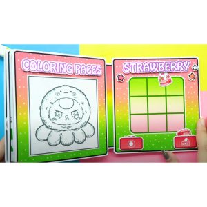 Baby Three Strawberry Quiet Book - Bussy Book Paper Dolls House mainan edukasi anak bongkar pasang