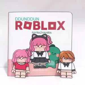 paper dolls house Roblox dino busy book mainan edukatif anak bisa bongkar pasang boneka kertas