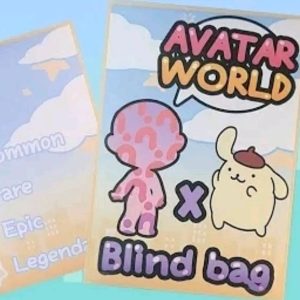 Paper Doll Avatar World x Sanrio Blind Bag/Mainan/kertas patung/Mainan kanak_kanak/Education/Avartar world/Blind Bag