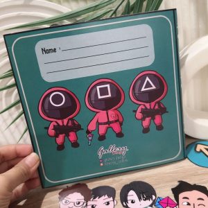 SQUID GAME Paperdolls Mainan Edukasi Anak Viral Mainan Bongkar Pasang Kertas Tebal Terbaru