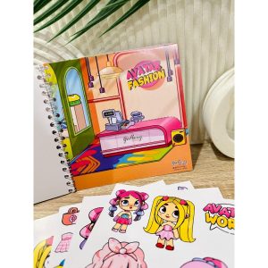 AVATAR FASHION WORLD QUIET BOOK PAPERDOLLS HOME MAINAN ANAK BONGKAR PASANG