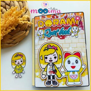 Quiet toca boca series dorami paper doll house toka boka