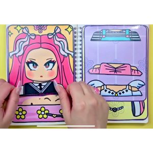 Roblox Makeup Peel-and-stick Toy Kpop Demon Doll - Paper Doll